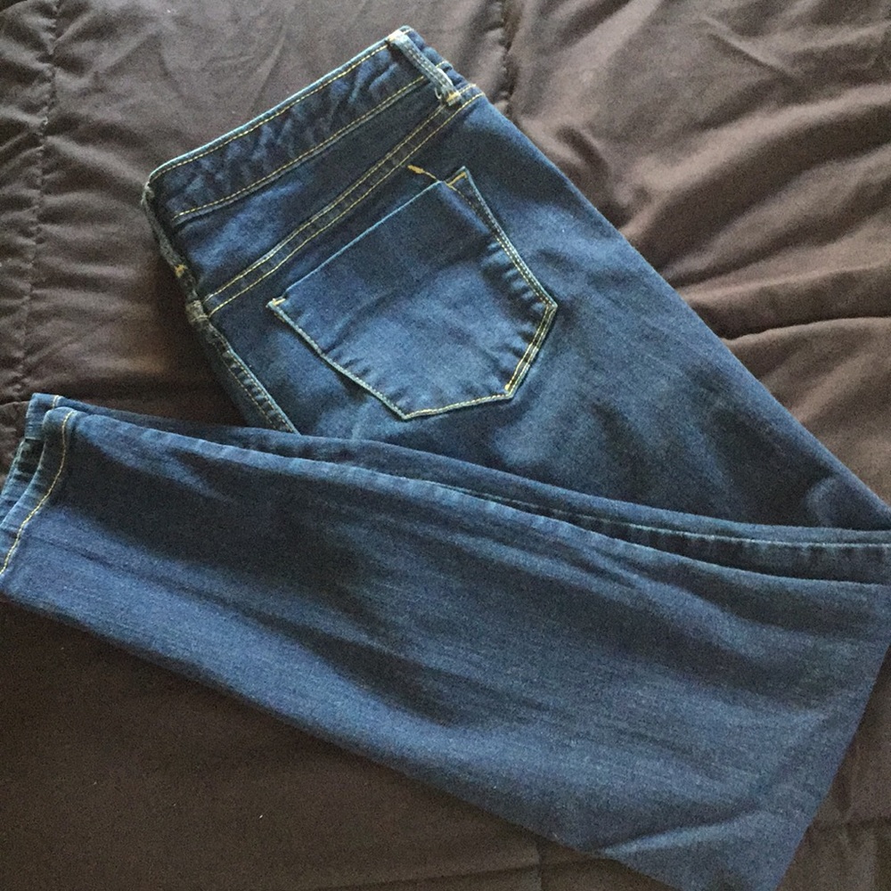 Mission dark blue denim jegging